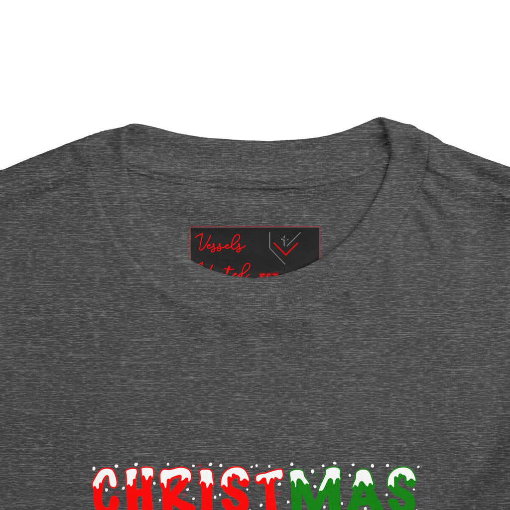 Christmas Snowflake Toddler Tee — Jesus, Love, Peace, Joy