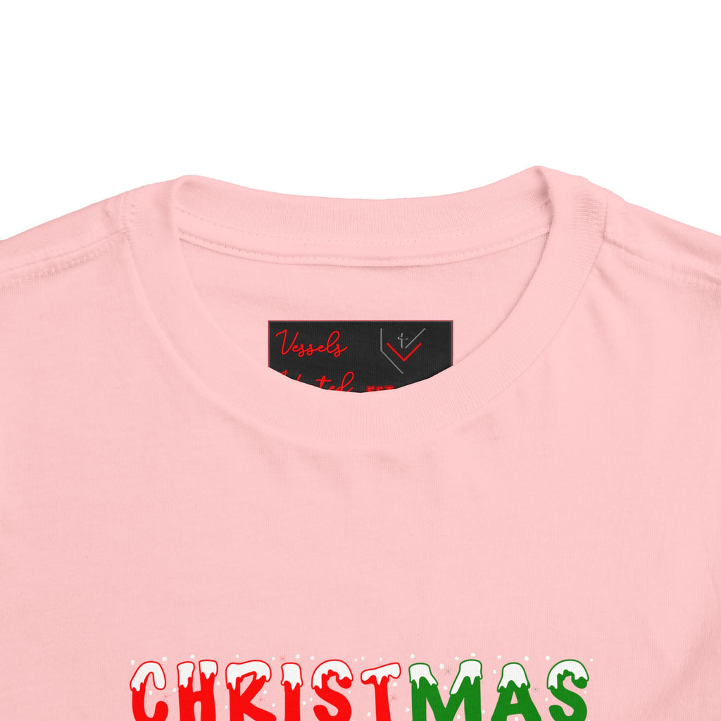 Christmas Snowflake Toddler Tee — Jesus, Love, Peace, Joy