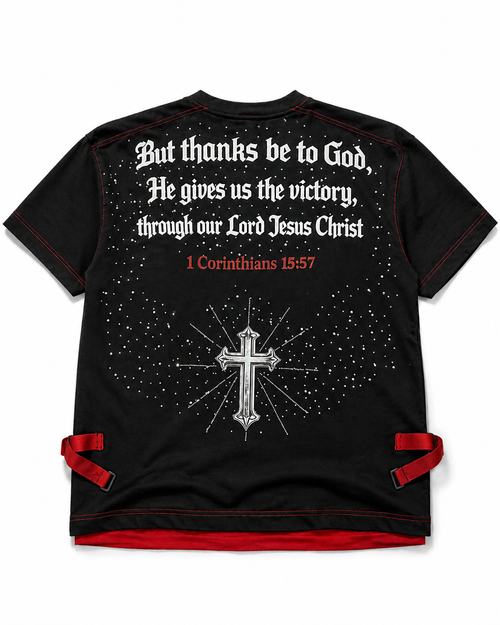 Onyx "VICTORIOUS THROUGH CHRIST" Tee